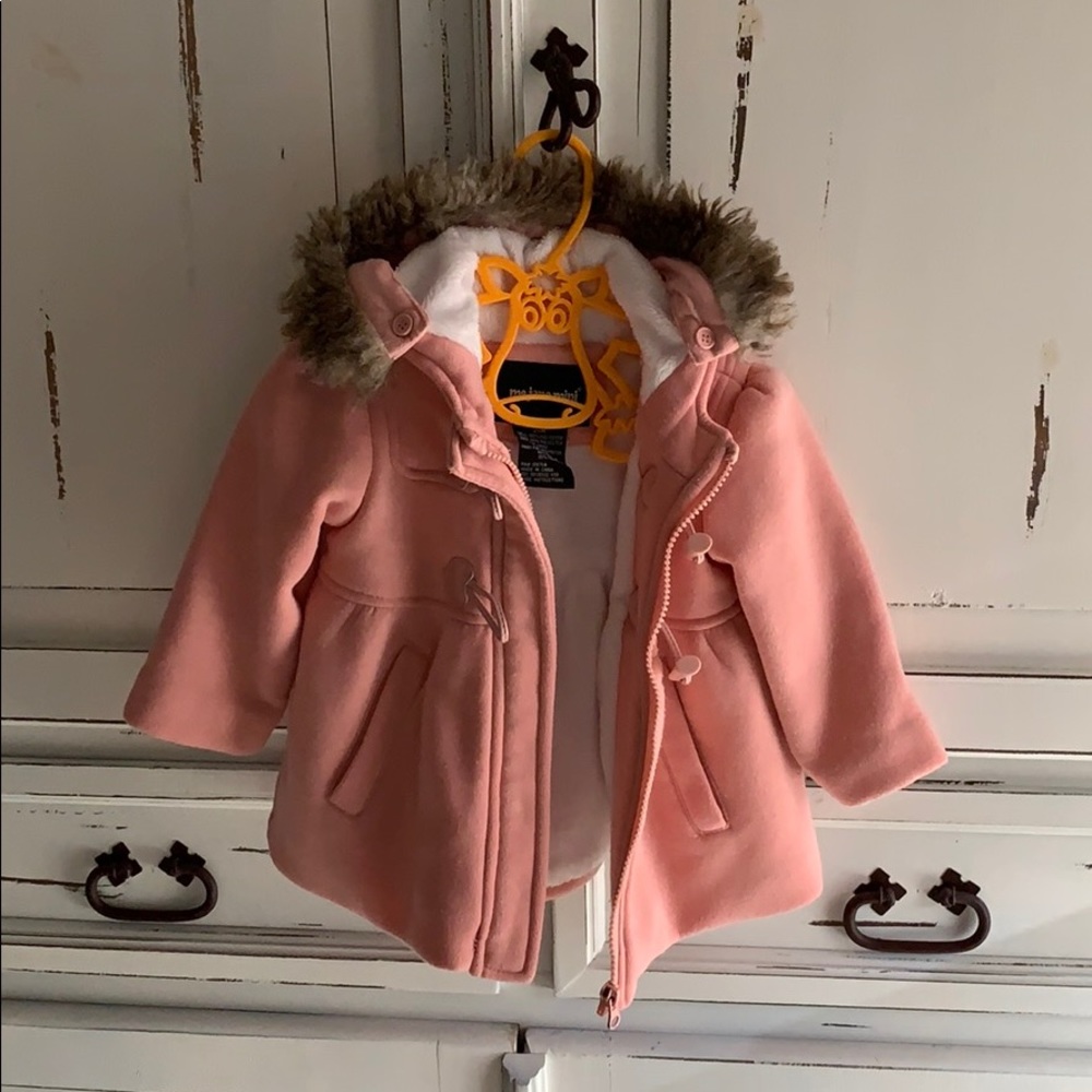 Blush Toggle Coat